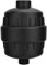 Filtro de ducha baño Purificador de agua dura Filtro de cabeza de ducha de alta salida Negro