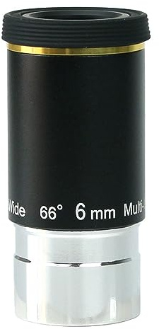 3,2 cm Okular Weitwinkel 66 Grad 6 mm Brennweite Okular Praktisch und Okular Breites Okular