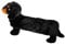 K Collection Heat Pack with Novelty Plush Cover - Sausage Dog Design - Microwavable Plush Clay Beads Heat Bag - Heating Pads Hot