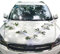 DKDDSSS Hochzeit Autoschmuck - Auto Deko für Hochzeit - Hochzeitsdeko für das Brautauto mit Blumen - Autoschmuck Hochzeit Motorhaube Perferkte Hochzeitsauto Dekoration