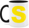 Tasse Tassen 325ml - Karneval & Fasching - Kostüm Buchstabe S Streifenhörnchen Chipmunk Simon I Fastnacht Gruppenkostüm Chipmunk - 325 ml - Schwarz - karnevalstasse fasching- chipmunks