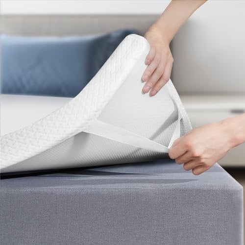 FRIDEKO Matratzen Topper 140x200cm, 5cm Höhe Matratzentopper, H2&H3 Gel Memory Foam Topper, Abnehmbaren und Waschbaren Bezug, Geeignet für Boxspringbett, Schlafsofas