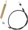 Canamax 175067 Câble d'embrayage pour tondeuse à gazon Craftsman LT1000 LT2000 DLT 3000 AYP Husqvarna Poulan Ryobi 42 remplace 169676 532169676 532175067 2154715471 84