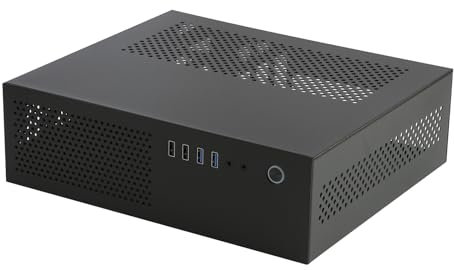 SANRLO A10 Custodia per Computer Small Computer 7.3L Chassis MATX HTPC PC Case per Desktop con Raffreddamento Efficiente