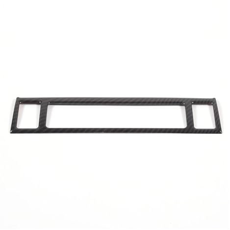 Mittelkonsolenverkleidung Für Pilot 2015-2022 ABS für Sitz Heizung Taste Rahmen Abdeckung Trim Aufkleber Auto Zubehör(Carbon Fiber)