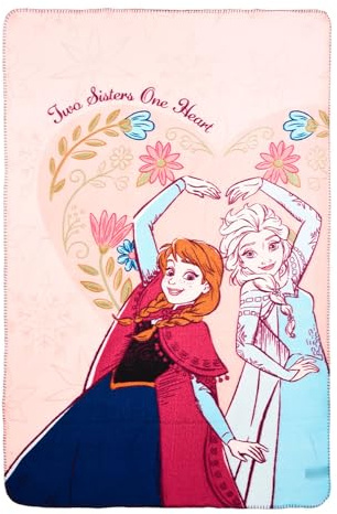 Clondo Decke für Kinder, für die Eiskönigin ELSA Fan, weiches Fleece, Geschenkidee, Gadget für Mädchen, super weich, Rosa