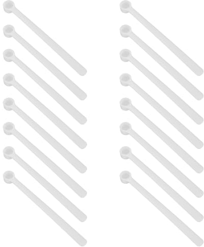 Veemoon Lot de 100 Cuillères Doseuses en Plastique Blanc 0,25 Ml pour Poudre de Lait Bébé Design Antidérapant pour Préparation de Formule en Voyage