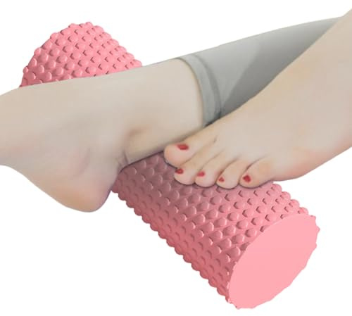 Yogaskumrulle 30 centimeter djupvävnadsverktyg | Pilatesrulle i skum för djupgående muskelmassage, ben, lår, vader, armar, kropp, träning, Pilates, gym, , kontor