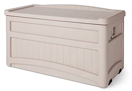 Suncast DB7500 Aufbewahrung aus Kunstharz, 116 x 61 x 24 cm, Beige