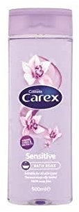 Cussons Carex Sensitive Bath Foamwash 500 ml - Pack of 6