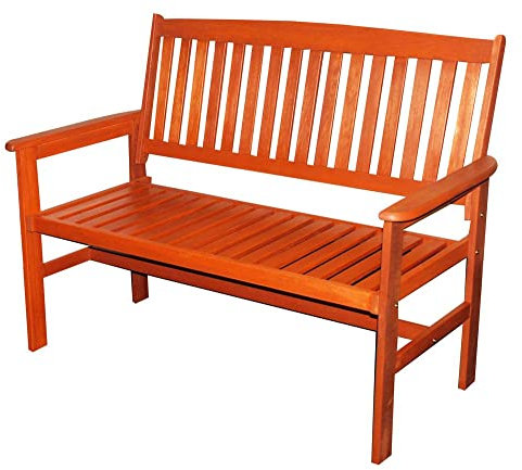 Kingfisher 2-Seater Hardwood Garden Patio Bench