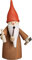 Seiffener Volkskunst | Räuchermännchen Erzgebirge Wichtel | 16 cm | erzgebirgische Holzkunst Weihnachten | 12321 | Drechslerwichtel