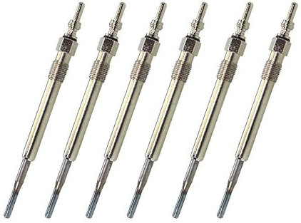 BESTPRICE 6x Glühkerze Stabglühkerze Kompatibel mit A udi A4 B5 (8D2, 8D5), A4 B6 (8E2, 8E5, 8H7), A4 B7 (8EC, 8ED), A6 C5 (4B2, 4B5), A8 D2 (4D2, 4D8), ALLROAD C5 (4BH), SKODA SUPERB 1, VW PASSAT B5