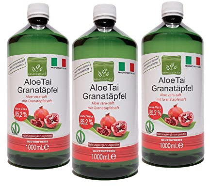 Benessence - Jus d'Aloe Vera au jus de Grenade - 3L - Made in Italy