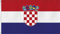 Flagge Kroatien 90 x 150 cm Fahne mit 2 Ösen 100g/m² Stoffgewicht Hissflagge für Mast EXTREM REIßFEST,sehr robust, extra starke Messing-Ösen - mehrfach umlaufend genäht, ideal als Hissflagge Hissfahne für Innen/Außen, für Haus, Garten zur D