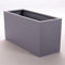Elegant Einrichten Pflanztrog, Blumentrog Fiberglas 80x30x40cm grau