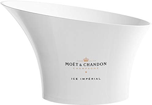Moët & Chandon Ice Impérial XXL Champagner Kühler Eiskübel Flaschenkühler Champagne Eiswanne (weiß)