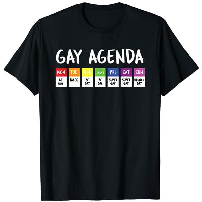 LGBT Pride Shirt Gay Schwul Lesben Gegen Homophobie Sexismus T-Shirt