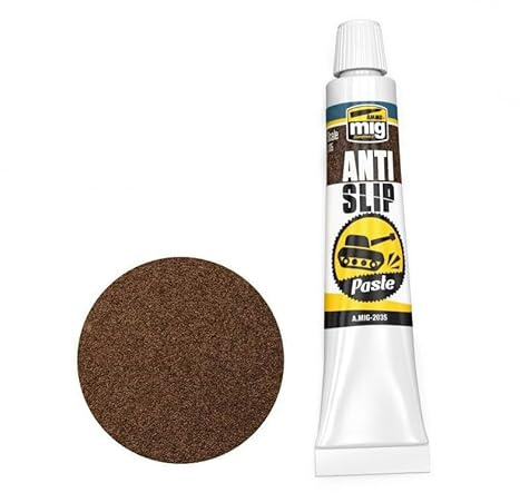 MiG Productions ~ 1:35 scale Brown coloured Anti-Slip paste for AFV and Aircraft model kits. A.MIG-2035