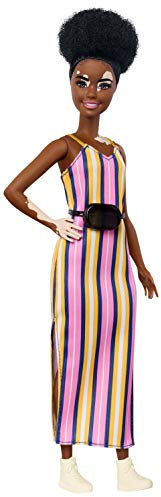 Barbie GHW51 - Fashionistas Puppe mit Vitiligo, Spielzeug ab 3 Jahren