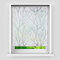 Heichkell Voile Haken Raffgardine Transparent Rollos 》Baumzweige《 Bedruckt Muster Modern Gardine V-Haken ohne Bohren, Falten durch Bandsystem, Weiß#1 HxB 140x120 cm