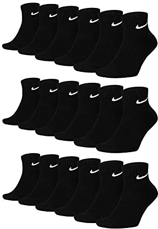 NIKE U NK EVERYDAY CUSH ANKLE 3PR Herren Socken, -010 black, 46-50
