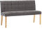 Tidyard Sitzbank Sofa Sitzmöbel Loungebank Polsterbank Sofabank Stoffbezug Flurbank Küchenbank Bank 140 cm Grau Stoff
