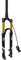 YLXD MTB Forcella Anteriore 26/27.5/29 Pollici 140mm Viaggio, 1-1/8 Dritto/Conico Forcella Mountain Bike Rebound Regolare Freno A Disco QR 9mm D,26