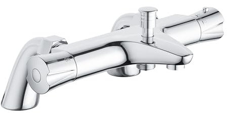 PURAGEIR Mitigeur Baignoire,Mitigeur Baignoire Thermostatique,Mitigeur thermostatique Douche,Robinet de Douche Thermostatique,chromé