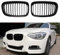 HZTWFC Glänzende schwarze 11 Single Slates Frontgrill Nierengrill Renngrill für BMW 1 Serie F20 F21 116i 118i 2011-2014