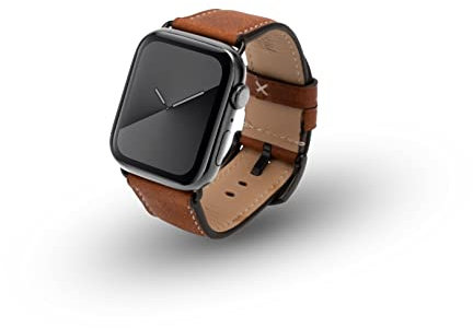 JT Berlin Charlie 10839 Bracelet de montre en acier inoxydable pour Apple Watch Ultra/42/44/45 mm Marron