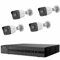 HiLook 4-Kanal Netzwerk Videorekorder mit PoE, HDMI und VGA Ausgang und 4x 8 MP PoE Überwachungskameras - Komplettset für Videoüberwachung - Innen und Außen geeignet - PC und Smartphone kompatibel
