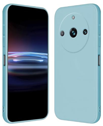 RankOne Funda para Realme 11 Pro/Realme 11 Pro+ / Realme 11 ProPlus (6.7 Inches) Carcasa de Silicona de TPU Suave - Azul Claro