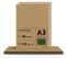 Netuno 50x Kraftpapier 170g DIN A3 297 x 420 mm Aster Kraft braunes Bastelpapier a3 Kraftpapier basteln selber gestalten Kraftpapier bedruckbar dicker Kraft Papier Bogen a3 Kartonpapier