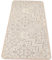 CASA Tessile Tappeto Cucina Antiscivolo Lavabile Modello Maioliche Liscio - Tappeto Corsia, Passatoia Corridoio - Beige, Lunghezza 140cm
