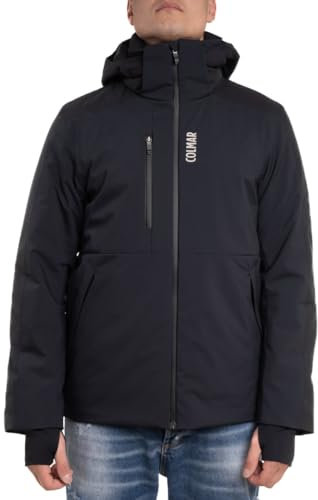 COLMAR MENS SKI JACKET BLACK- BLACK- WHITE - 54