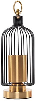 Kerzenständer Kreativer Vogelkäfig-Kerzenhalter Neue chinesische Glaskerze Kerzenhalter Dekoration Romantisches Candle-Light-Dinner-Requisiten Kerzenhalter for Candlelight-Dinner und Tischkerze (SI (