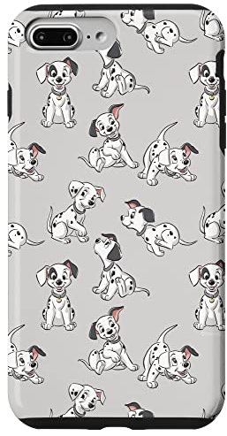 iPhone 7 Plus/8 Plus Disney Classic 101 Dalmatians Puppies Soft Grey Case
