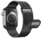 Astorgos Cinturino Magnetico Compatibile Apple Watch Ultra/Ultra2 49mm/Serie 10/9/8/7/6/5/4/3/2/1/SE 42/44/45/46mm,Maglia Milanese con Doppia Chiusura Magnetica Cinturino per Donna Uomo, Nero
