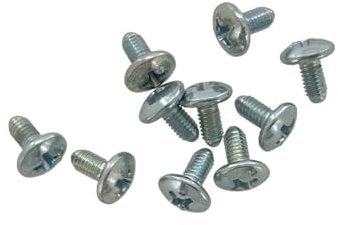 M3 x 6mm TV Stand Bracket Mounting Type C Screws for Bush Hitachi JVC Sharp Toshiba TV Monitor (Pack of 10)