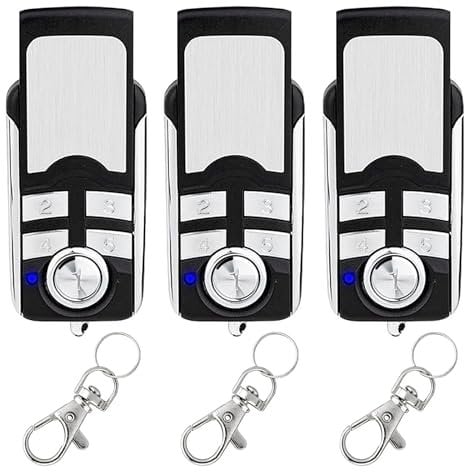 3 Piezas Puertas de Garaje Mando a Distancia, Mando a Distancia Universal para Puertas de Garaje para Hörmann HSE4-868-BS HSE2-868-BS HS4-868-BS Bisecur Supramatic Promatic Rollmatic 868MHz