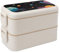 DJUETRUI Bento Box Erwachsene Lunchbox Doppelt Isolierte Boxen Wiederverwendbare Bento Lunchbox Comic Stil Sterne Auslaufsichere Lunchbox für Essen Arbeit Picknick