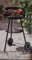40CM ROUND SMALL BBQ CHARCOAL KETTLE TROLLEY- WITH WHEELS AND STAND. Barbeque Trolley for Garden with tray