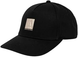 Armani Exchange Damen Baseball Cap Schwarz, Schwarz, One Size