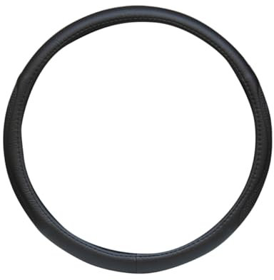 CHILDWEET Lkw-lenkradabdeckung Aus Kunstleder Atmungsaktiv Und Rutschfest Zum Schutz Des Lenkrads Passend Für Lkw Schwarz