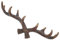 Generisch Haken für die Wand Geweih Girlandenhaken Schlüssel Flaschenzug Elch Wandhaken dekoration schlafzimmer wall hooks coat hooks Aufhänger Wandhalterung dekorativer Aufhänger Dark Brown