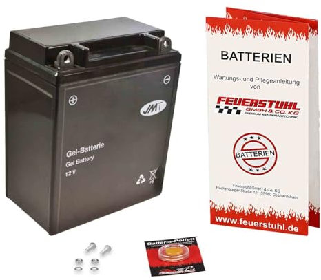 Gel Batterie für Honda CB 450 T Hawk, 1982 (PC05) wartungsfrei, einbaufertig (inkl. 7,50€ Pfand)
