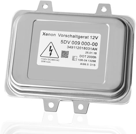 5DV00900000 Ballast xénon HID Unité de commande des phares Ballast de remplacement pour E60 E61 E65 E66 E67 X6 Golf 6 Golf 5 Plus Sprinter CLK350 CLK55 CLK500 G500 63126937223 A0008211061 5M0 907391