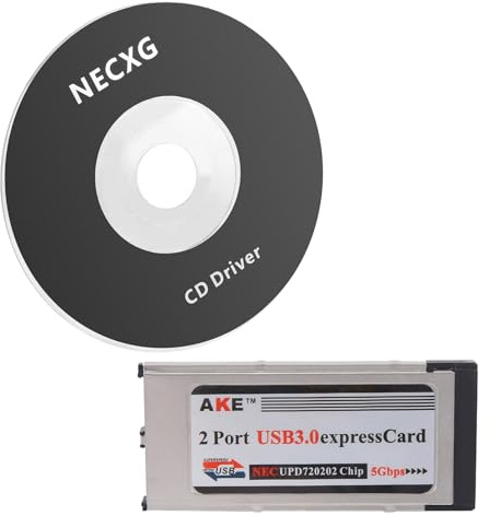 Rastapulz Hoch Geschwindigkeits Dual 2 Port USB 3.0 Express Karte 34 Mm Platz Express Karte PCMCIA Konverter Adapter für Laptop