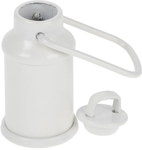 NOLITOY Pot à Lait Miniature Métal pour Maison de Poupée Bidon à Lait Pot à Eau Miniature Accessoire Décoratif pour Décoration de Porche de Ferme